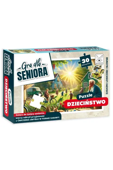 Gra dla Seniora. Puzzle Dzieciństwo