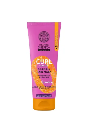 SIBERICA PROFESSIONALOblepikha Curl Control maska do włosów kręconych