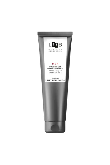 Men Booster żel do mycia twarzy nawilżająco - energizujący