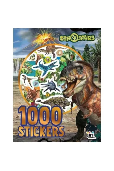 Naklejki Dinozaury 1000 szt