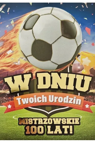 Karnet Urodziny piłka