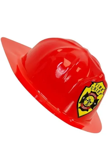 Kask strażacki czerwony