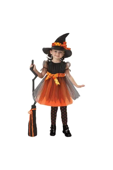 Strój dziecięcy Czarownica z kapeluszem rozm. S