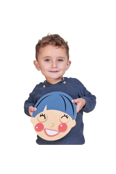 Drewniana tablica edukacyjna - Emocje