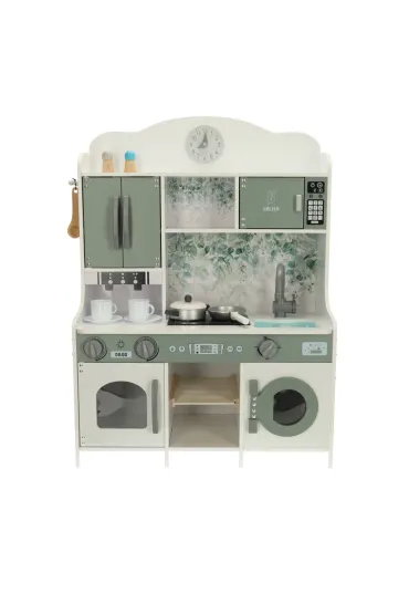 Kuchnia dla dzieci drewniana MDF LULILO SALIKO z ekspresem 85cm