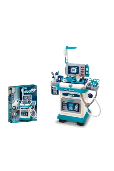 Zestaw lekarski wózek 66x44x25cm