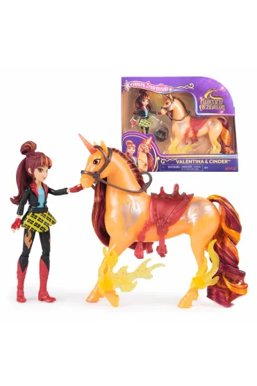 Mała Lalka Valentina i Płomyk Akademia Jednorożców