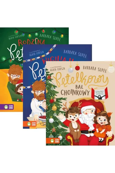 Pakiet: Rodzina Pętelków czeka na święta, Wigilia u Pętelków, Pętelkowy bal choinkowy