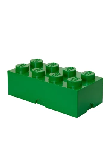 Pojemnik klocek LEGO Brick 8 Zielony