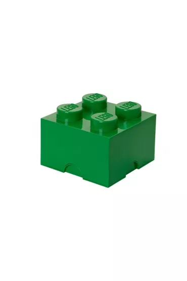 Pojemnik klocek LEGO Brick 4 Zielony