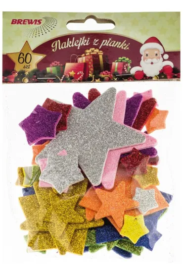 Naklejki z pianki gwiazdki