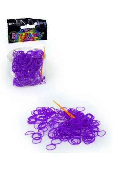 Gumki fioletowe 250 szt. 620072