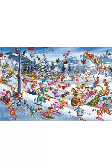 Puzzle 1000 el. Narty