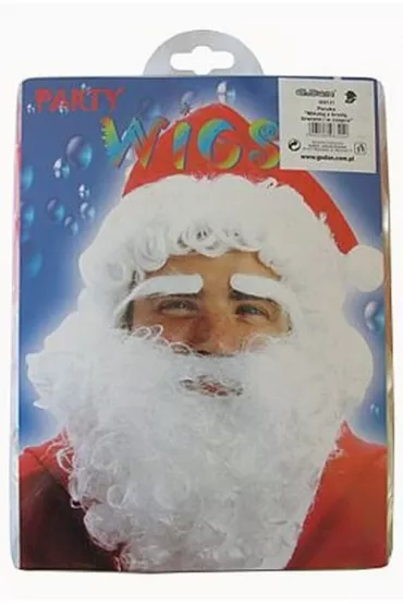 Peruka Mikołaj z brodą
