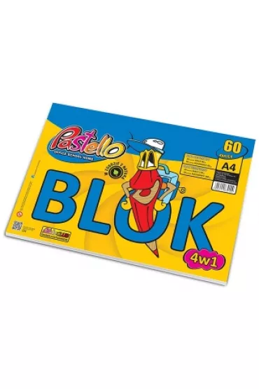 Blok 4w1 A4 rysunkowy i techniczny