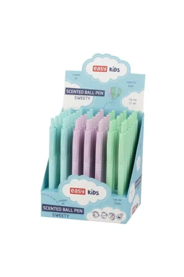 Długopis automatyczny zapachowy (42 szt) EASY